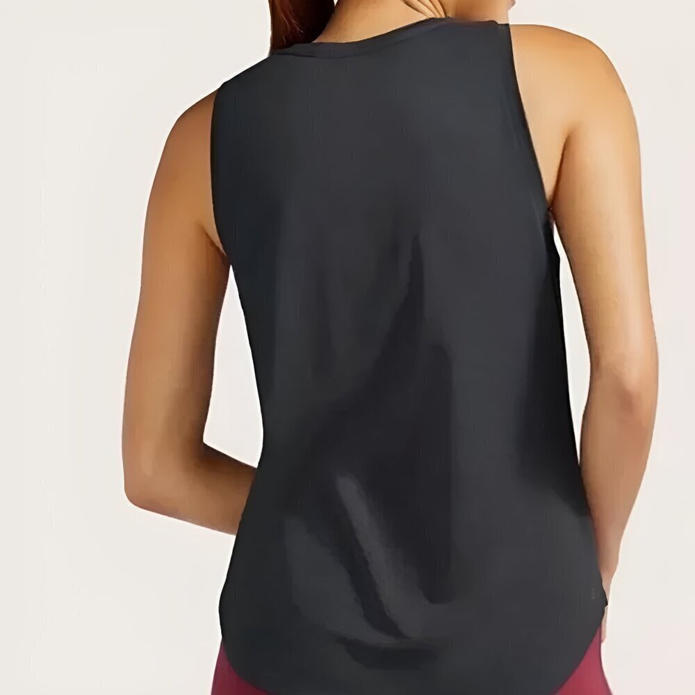 Peloton Racerback Supima Cotton Modal Logo Tank Athleisure Activewear S Black - Picture 4 of 10